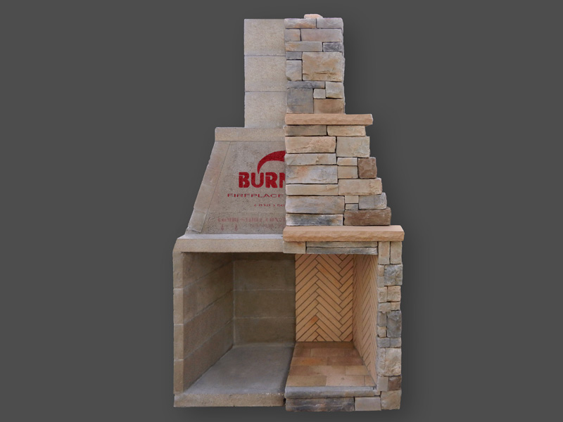 Fireplace Systems, Outdoor Masonry & Brick Fireplaces, Modular Fireplace,  Burntech :: 818.564.4253 :: California